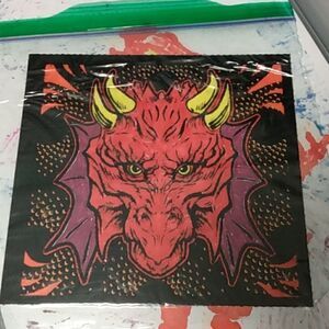 Coloring of a dragon